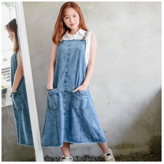 gryta overall - Overall Baju Wanita Jeans Terlaris Kekinian - GJ87