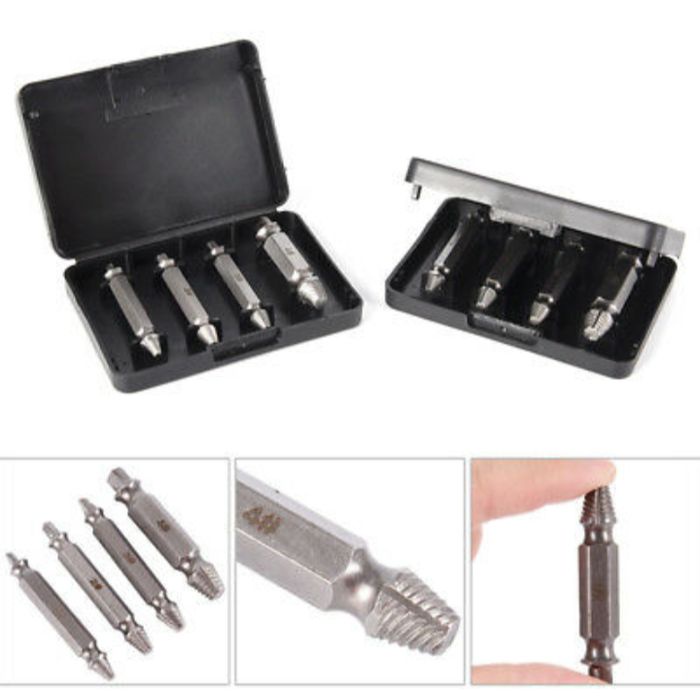 Alat pembuka baut rusak / Screw Extractor Broken Striped Screw Remover