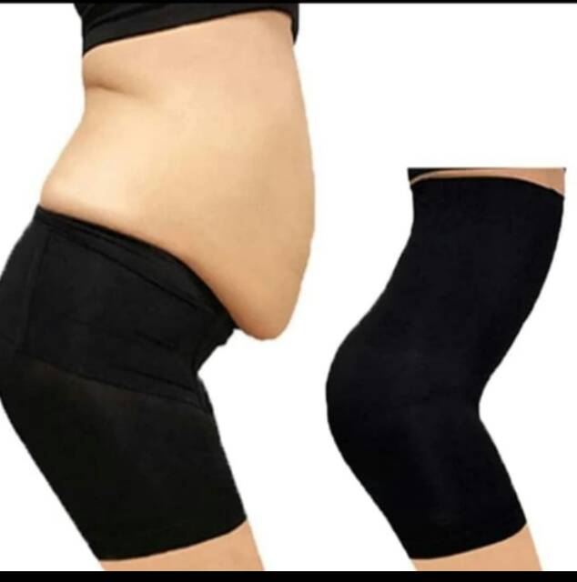 KORSET CELANA MUNAFIE HIGH WAIST BERTULANG - CORSET PELANGSING PERUT BUTT LIFTED SAMPAI PAHA