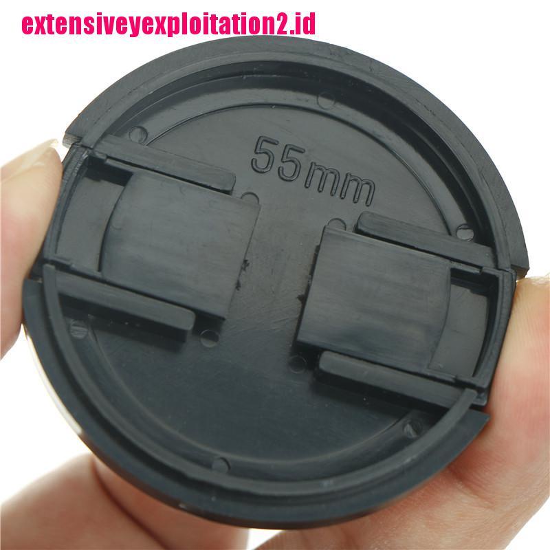 &lt; E2id &amp; &gt; Hood Lensa 55mm Bahan Plastik Untuk Kamera SLR DSLR DV Leica