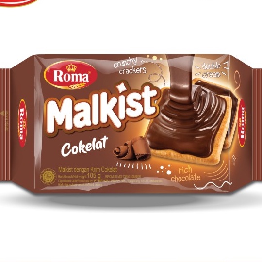 

Roma Malkist Cokelat 105gr