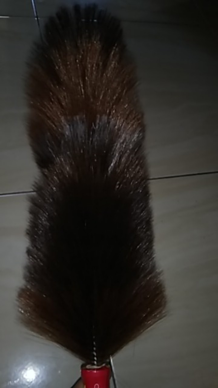 Kemoceng Pembersih Debu Bulu Halus Sintetis Panjang 45 Cm Murah Awet Bagus - Kamoceng Sintes