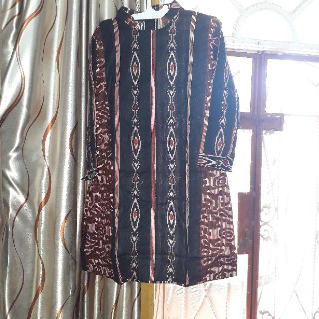 Terbaru Serut Genes Jelita Tunic Navbor Yelbor Whitbor Creambor Tunik Batik Modern Hrb030 Dolbi Dob