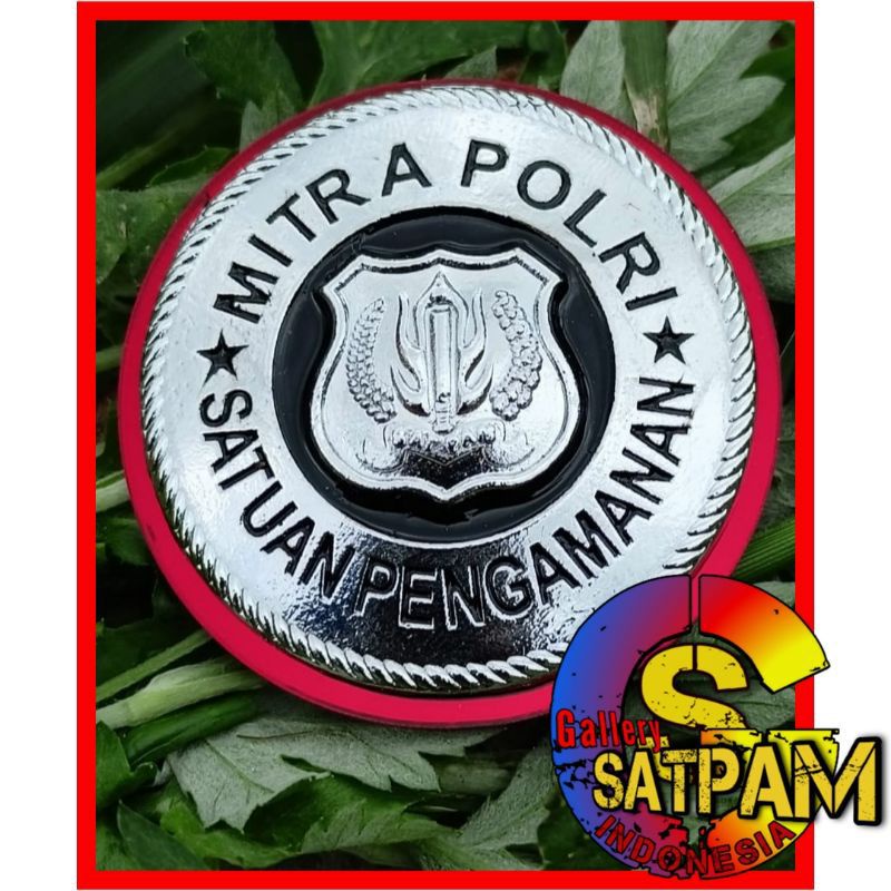 MITRA POLRI//Pin Mitra Polri//Lencana Satpam//Pin Satpam Security