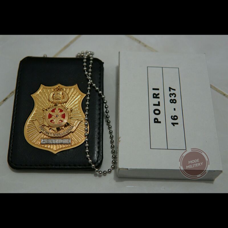 Name tag -id card I tempat kartu nama I name holder I dompet kalung penyidik