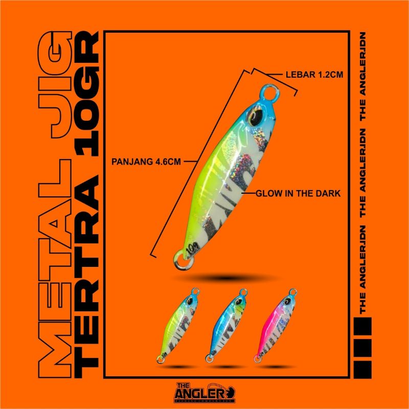 Micro Jig Tetra 10 gram Pink Biru Kuning