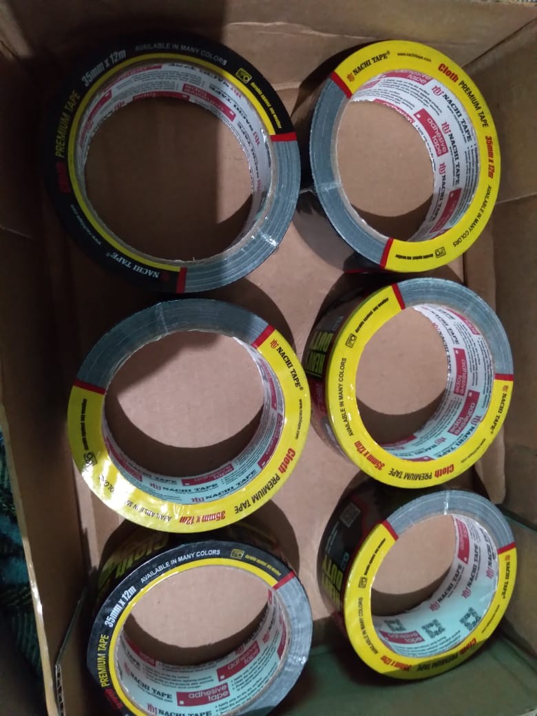 Lakban Hitam Nachi 23 Mm/ Lakban Hitam/ Lakban Hitam 46 Mm/ Lakban Hitam 35mm/ Lakban Hitam Nachi