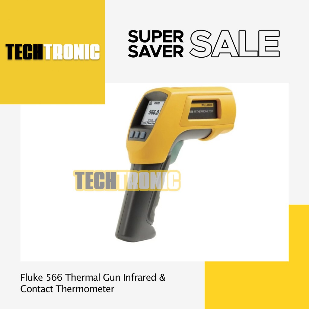 

Fluke 566 Thermal Gun Infrared & Contact Thermometer - TECHTRONIC