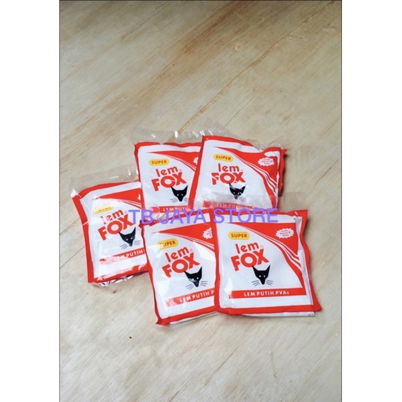 

LEM PUTIH KAYU / KERTAS FOX LEM PUTIH BUNGKUS MERAH FOX 350 GR