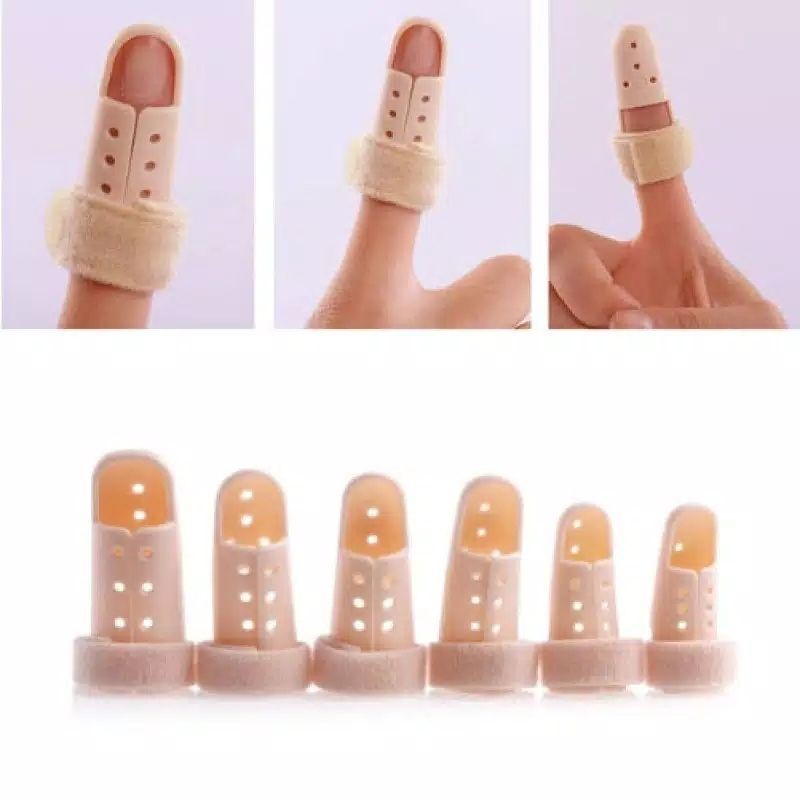 Finger Splint Pelurus Jari Trigger Finger Cedera Penyangga Fiksasi Korektor Jari Terapi Jari Kaku