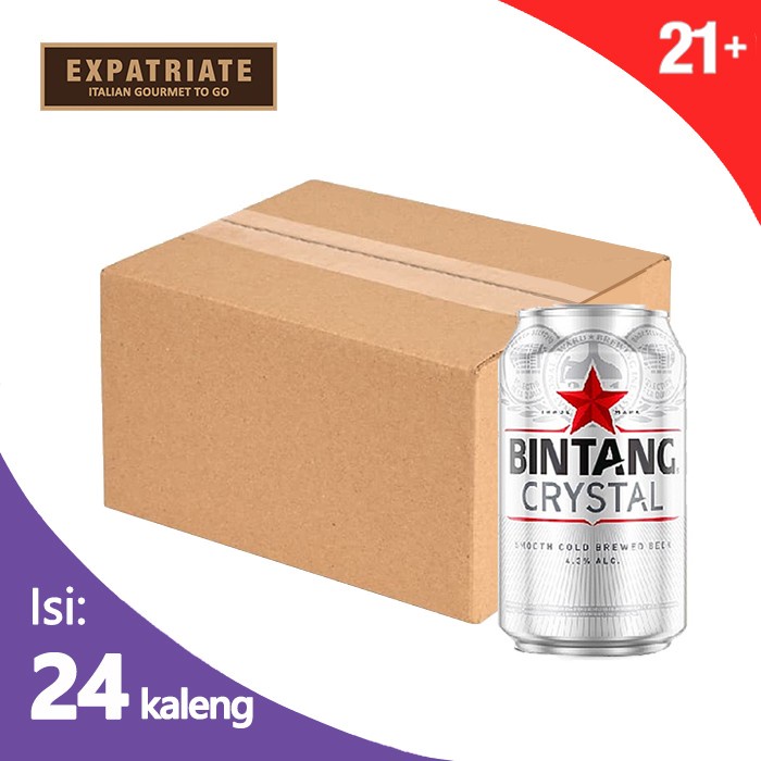 Jual Beer Bintang Crystal Can 320ml (24pcs) | Shopee Indonesia