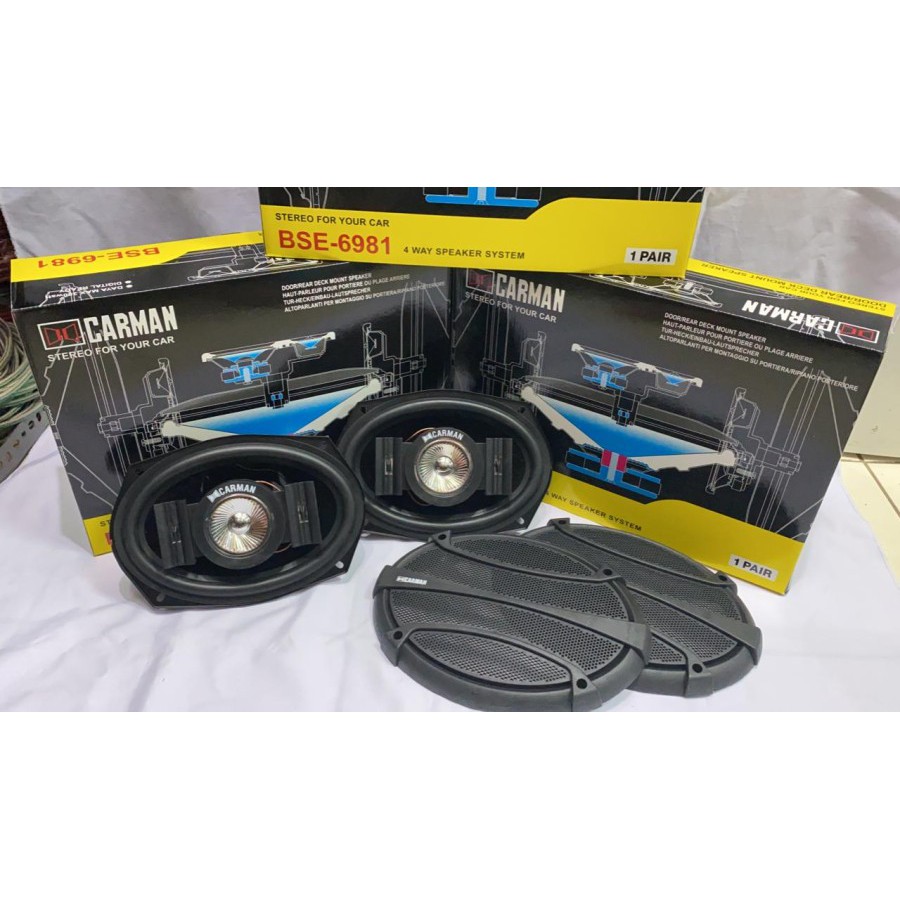 Speaker Oval CARMAN BSE-6981 speaker oval 4 way carman bse-6981