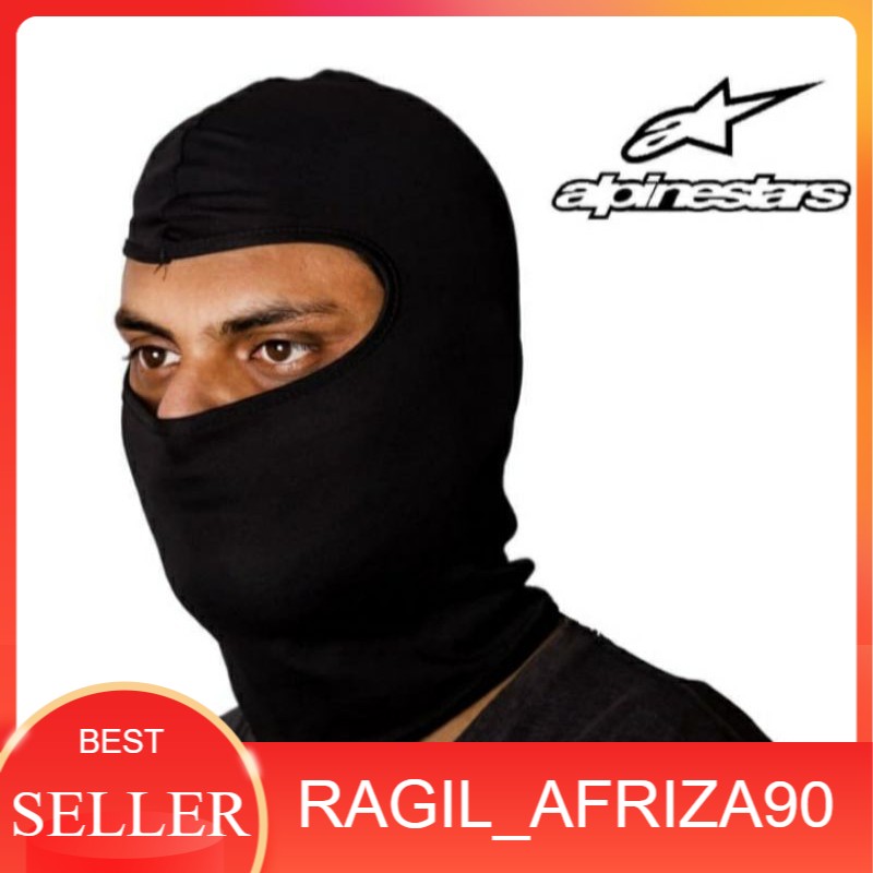 Balaclava ALPIN* Black Masker Full Face Pelindung Muka Alpin*