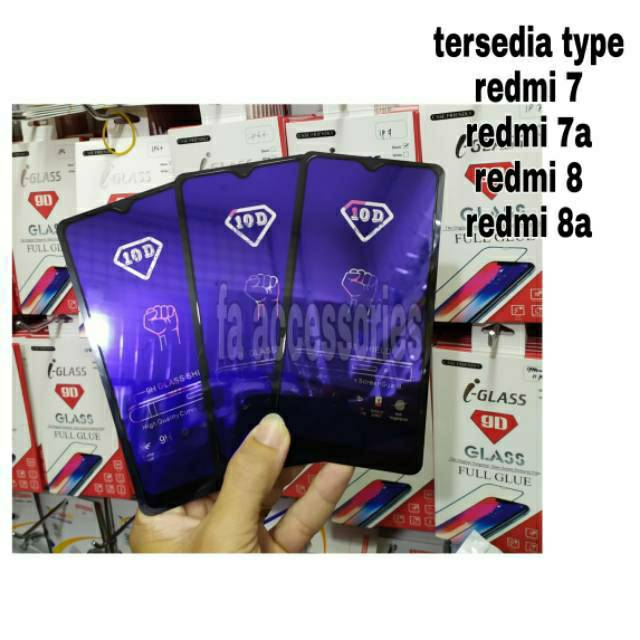 Tempered Glass Bluray Anti Blue Light Full 10D 99D Xiaomi Redmi 7 7a 8 8A PRO Redmi Note 5A prime