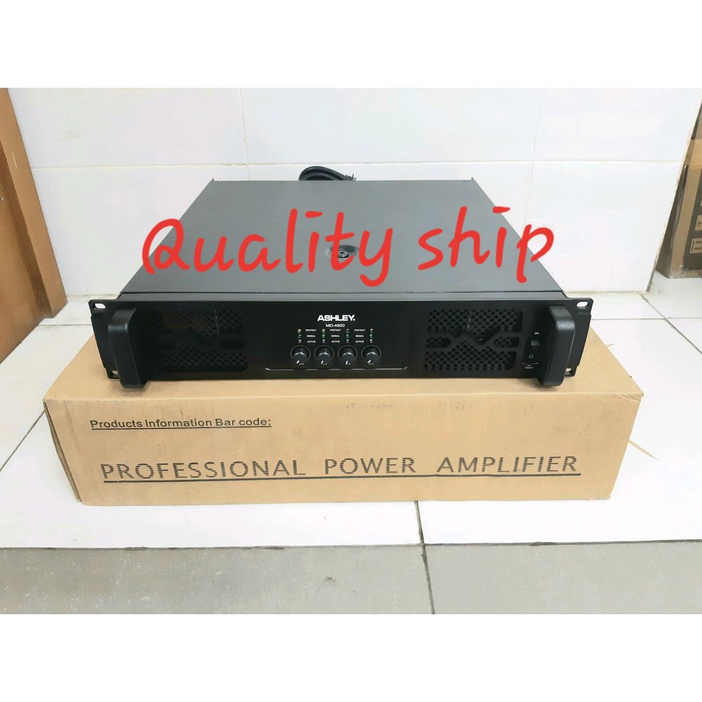 Up to 20%  POWER 4 CHANNEL ASHLEY MD-4800 4 channel class H original  Terjamin