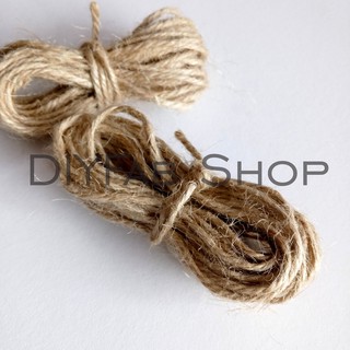 Tali Rami goni serat hemp rope 5 meter tebal 2mm Tali Rami goni serat hemp rope 5 meter tebal 2mm
