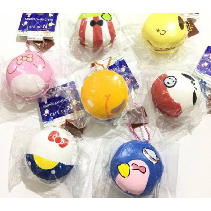 Cafe De N X Sanrio Macaron Squishy