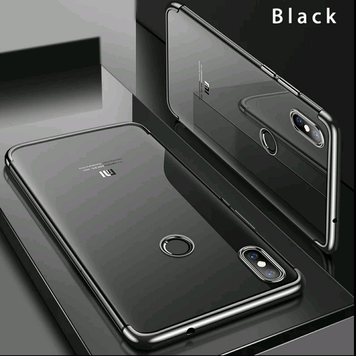 Cafele Original Case Xiaomi Mi8 Mi 8 Tpu Luxury Half Plating Casing