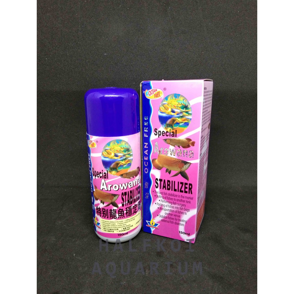 Ocean Free Stabilizer Obat Bi us Penenang Ikan Arwana Arowana