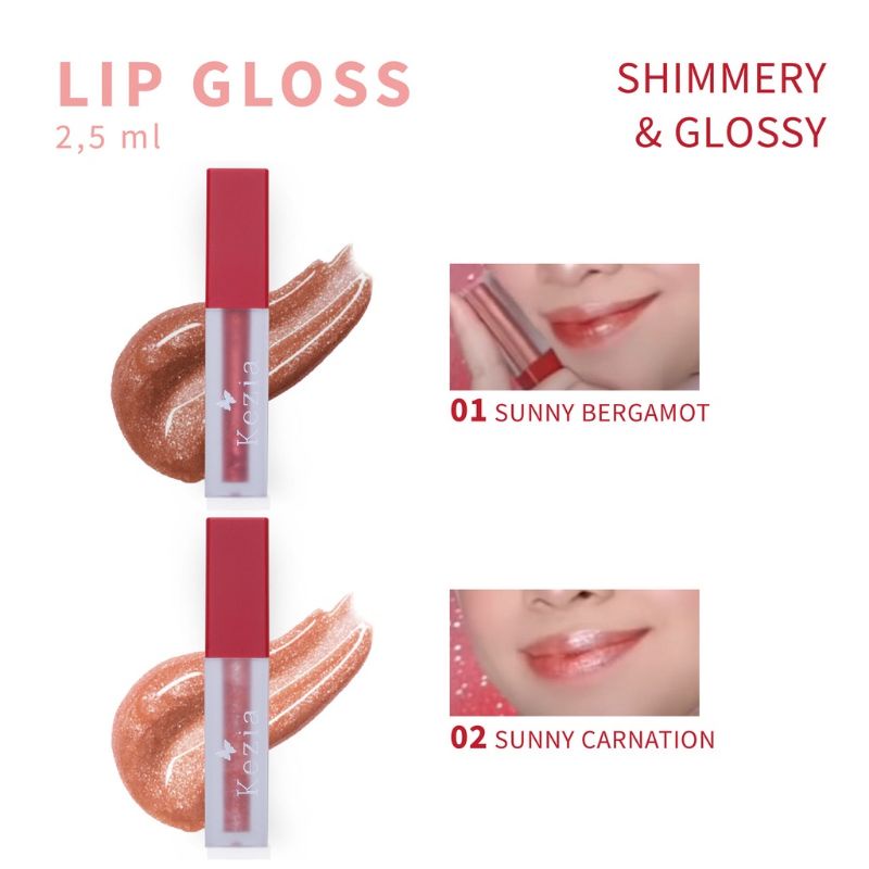 [Original] Lipgloss Kezia Skincare 2,5 ml