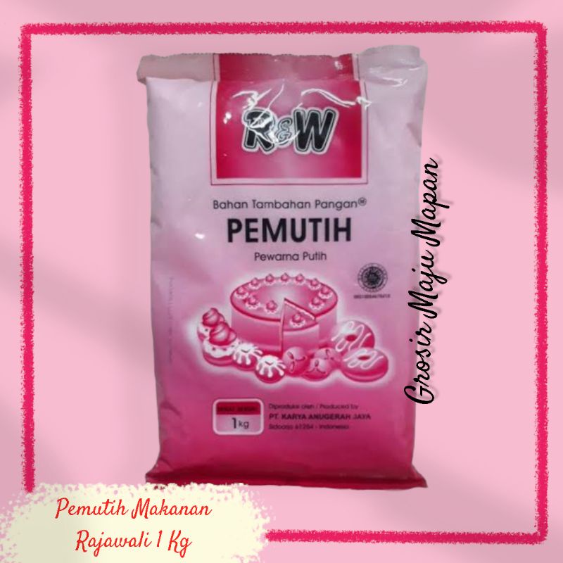 

Termurah ! Pemutih Kue Rajawali 1 Kg kemasan baru