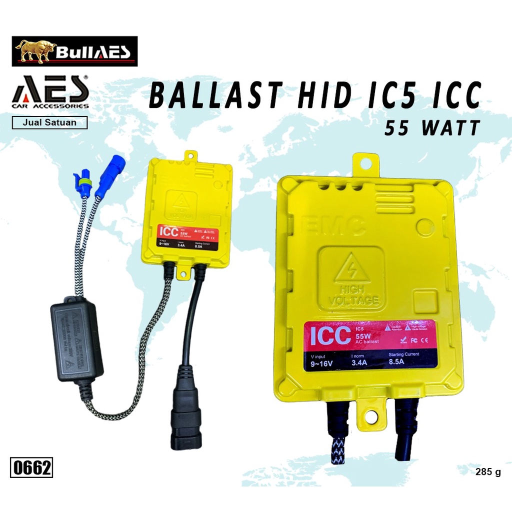 BALAST HID 55 WATT EMC Ic5 MERK ICC I Balast 55 Watt HID SKU-0662