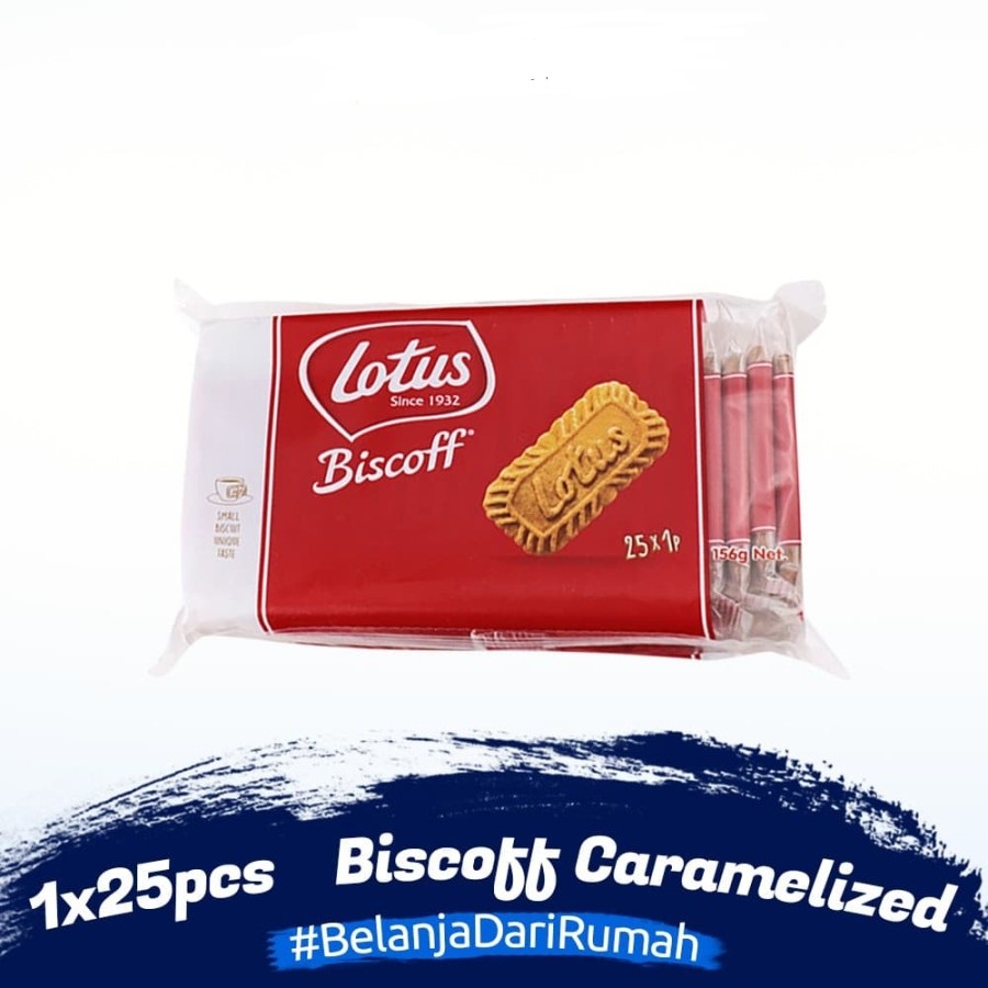 BISKUIT LOTUS BISCOFF CARAMELIZED 156GR ISI 25PCS