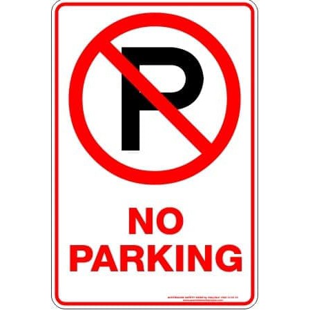 

STIKER DILARANG PARKIR NO PARKING WARNING SIGN 60x40cm
