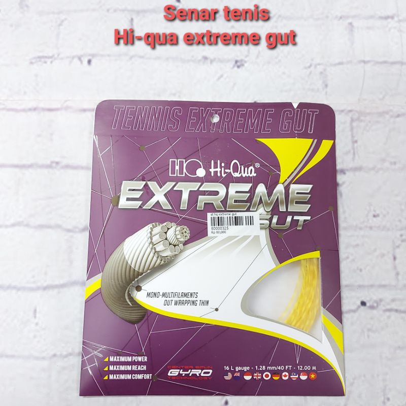 SENAR RAKET TENIS HIQUA EXTREME GUT ORIGINAL