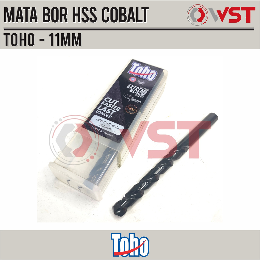 TOHO Mata Bor Stainless 11mm / Mata Bor Besi / Mata Bor HSS COBALT