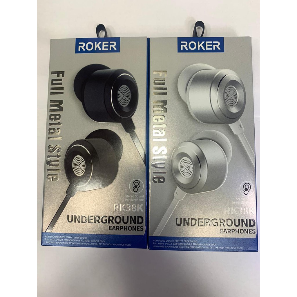 HANDSFREE EARPHONE ROKER RK20K/RK25K/RK29K/RK35K/RK38K/RK50K/RK51K/RK53K/RK58K/RK59K/RK60K/RK61K/RK62K/RK63K/RK65K/RK66K