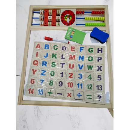 

Big Sale Education Board Magnetic 2 in 1 - Papan Tulis Anak -Mainan Edukasi $l: