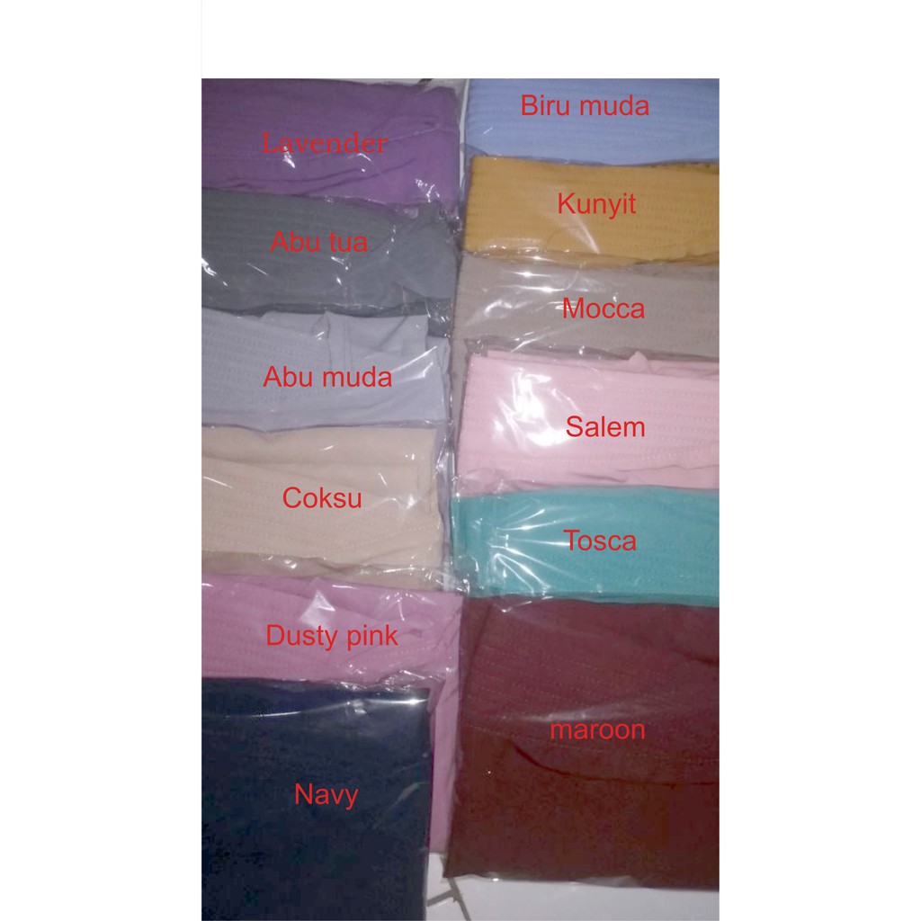 Daily Khimar Jilbab Hijab Kerudung Instan Bergo Jumbo Syari 80 x 110 Pet Antem Simple Penguin wolfis