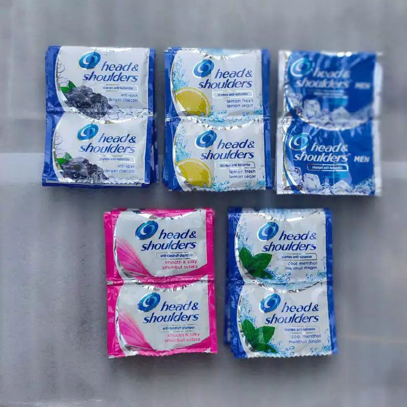 shampo head & shoulders sachet shampoo