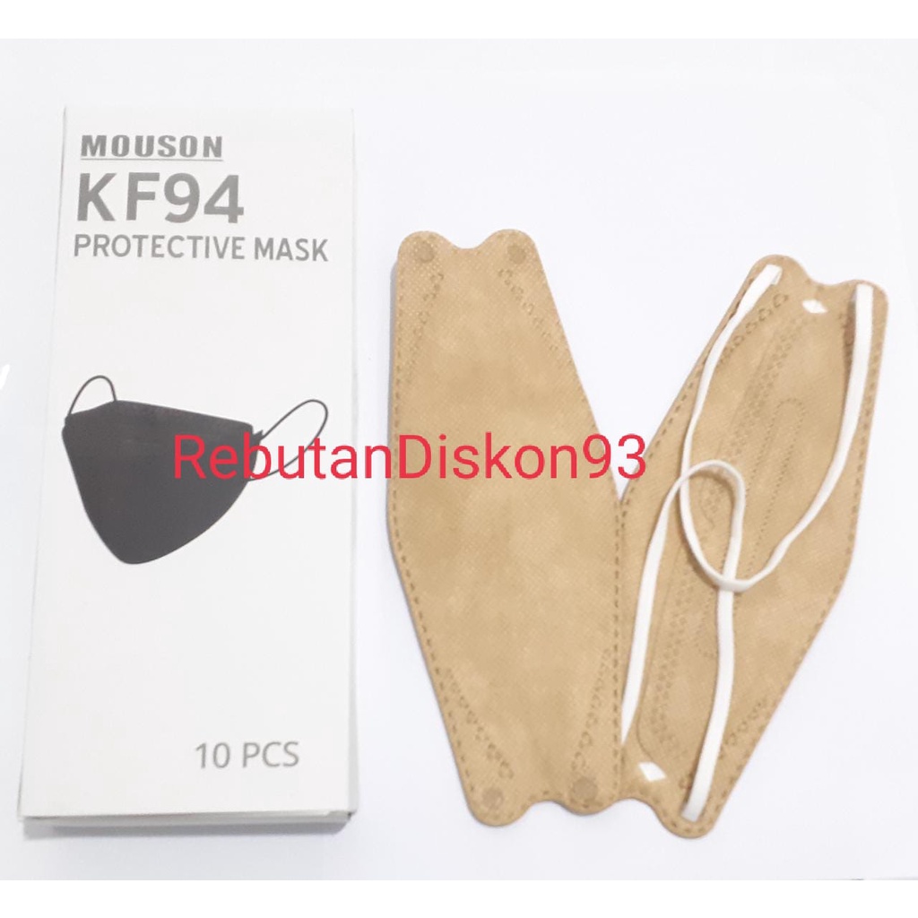 masker mouson kf94 hijab headloop masker kf94 4D import kf94