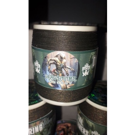 Gelasan BLACK MAMBA "MONSTER ENERGY" matot/deadstring/senar mati size 021, bahan hijau terbaru