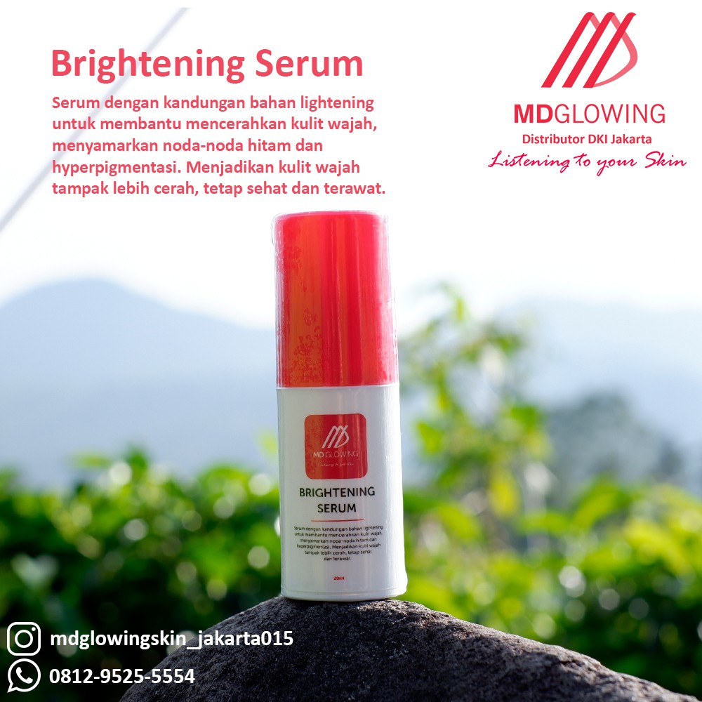 Brightening Serum by MD Glowing MDGlowing The new MD Glowing Distributor Resmi MD GLOWING