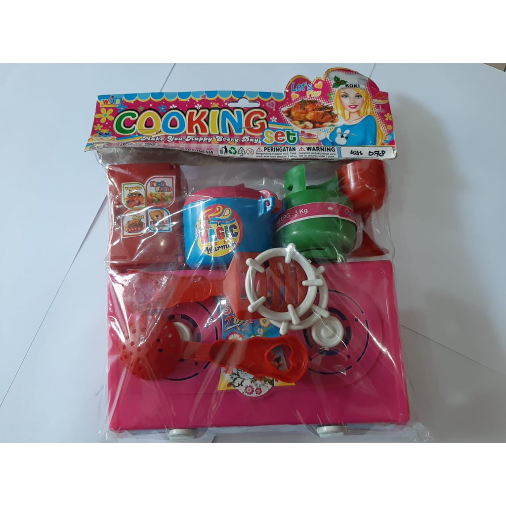 Masak Masakan Murah /Dapur Set /Cooking set Mainan Anak - WJS078