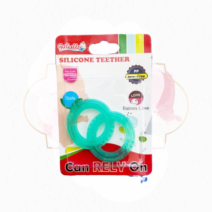 Teether Bayi Silicone/Gigitan Bayi Silicone Reliable