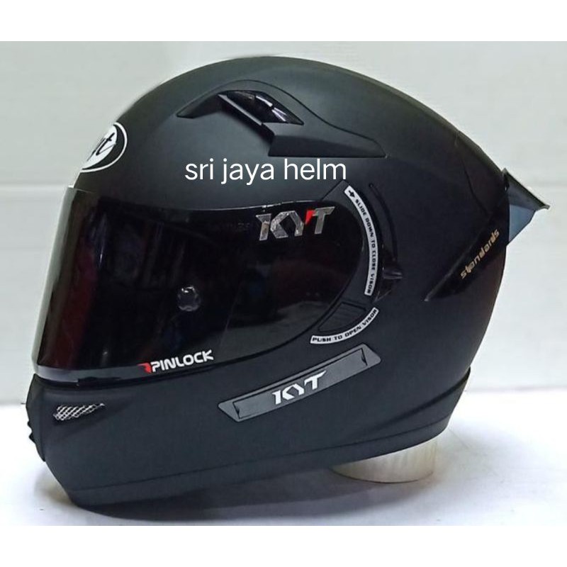 HELM KYT K2 RIDER BLAK DOFF PAKET GANTENG RED BULL