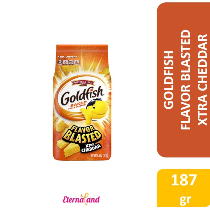 

Instant-Camilan- Goldfish Baked Snack Crackers Xtra Cheddar 6.6 Oz -Camilan-Instant.