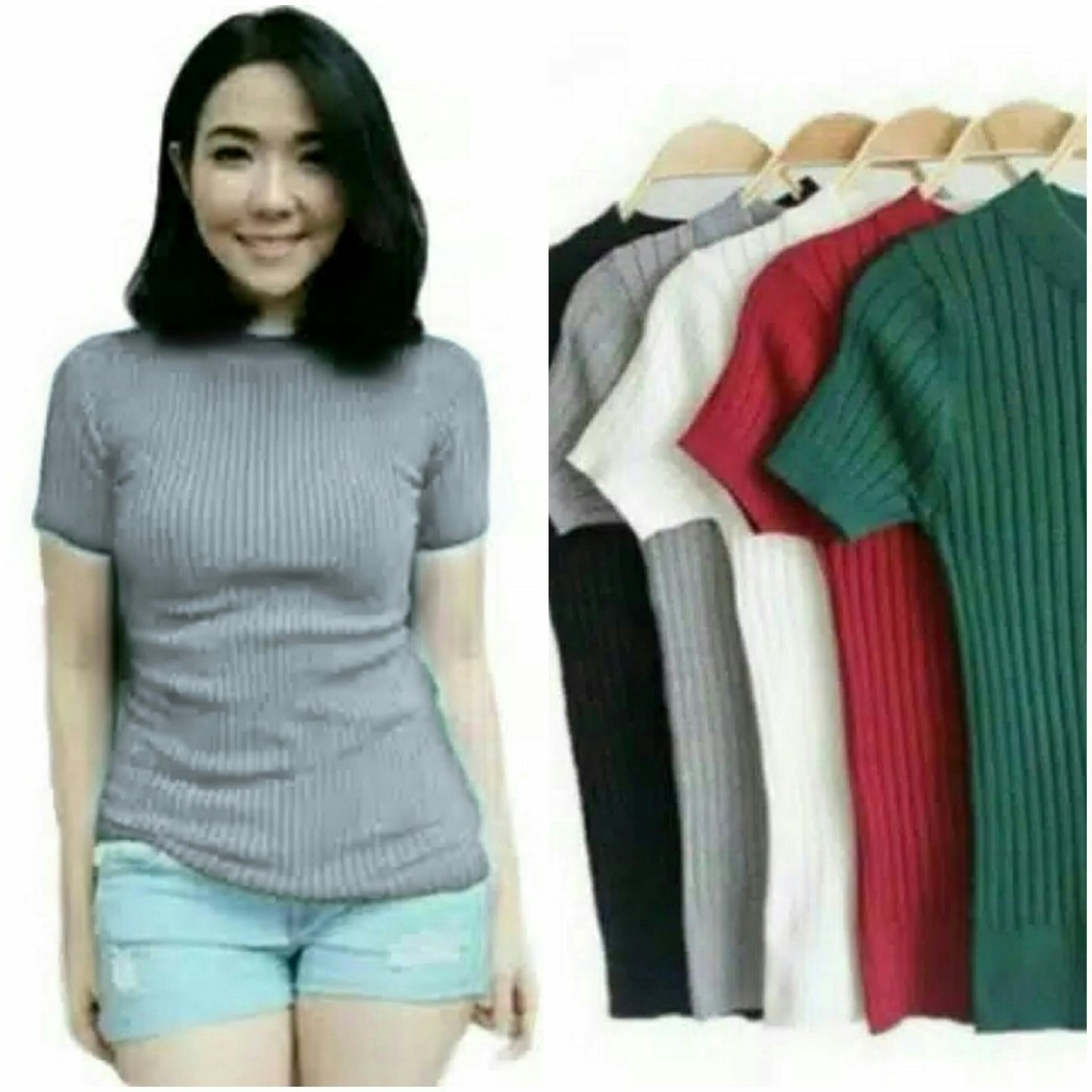 FWG - GISELLA BLOUSE RAJUT / BLOUSE RAJUT / ATASAN RAJUT WANITA / PAKAIAN WANITA RAJUT