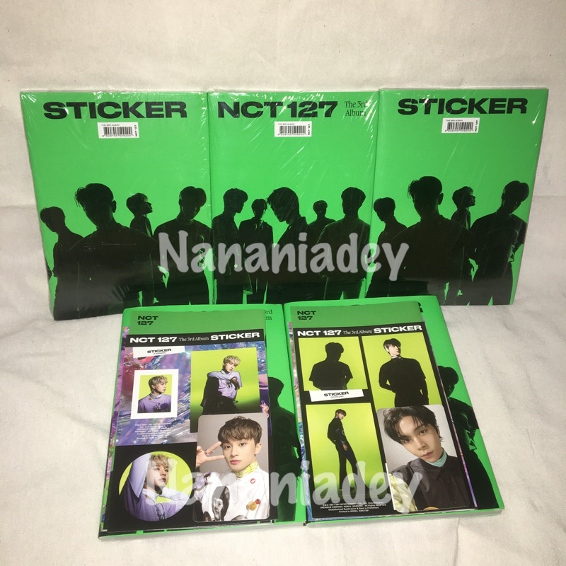 [READY STOCK ALBUM SEALED / UNSEALED FULLSET] NCT 127 THE 3RD MINI ALBUM STICKER STICKY VER X SELLKO