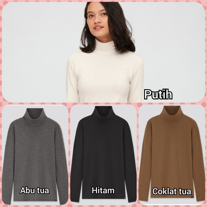 WANITA-JOHN-LONG- UNIQLO HEATTECH ULTRA WARM HIGH NECK WANITA KAOS LONG JOHN CEWEK -LONG-JOHN-