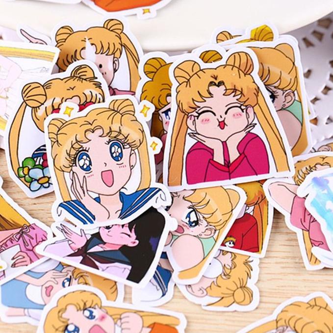 

STAR BRANDS Sticker Anime Sailormoon Usagi Tsukino Naoko Takeuchi grosir