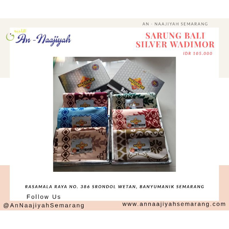 Sarung Bali Gold Silver Wadimor