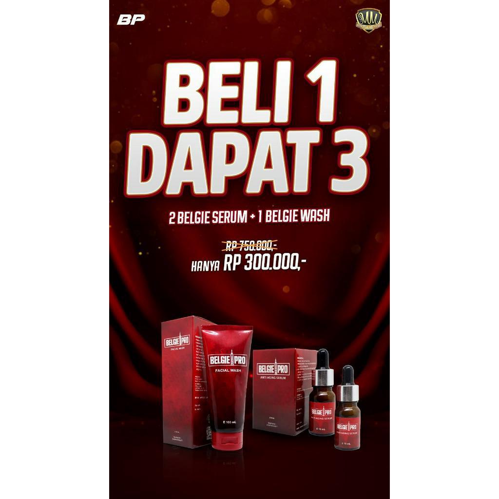BELGIE PRO FACIAL WASH DAN SERUM