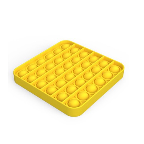 plannetamazing Mainan anak BOOMING Fidget spinner POP IT SUPER MURAH-KOTAK KUNING POLOS