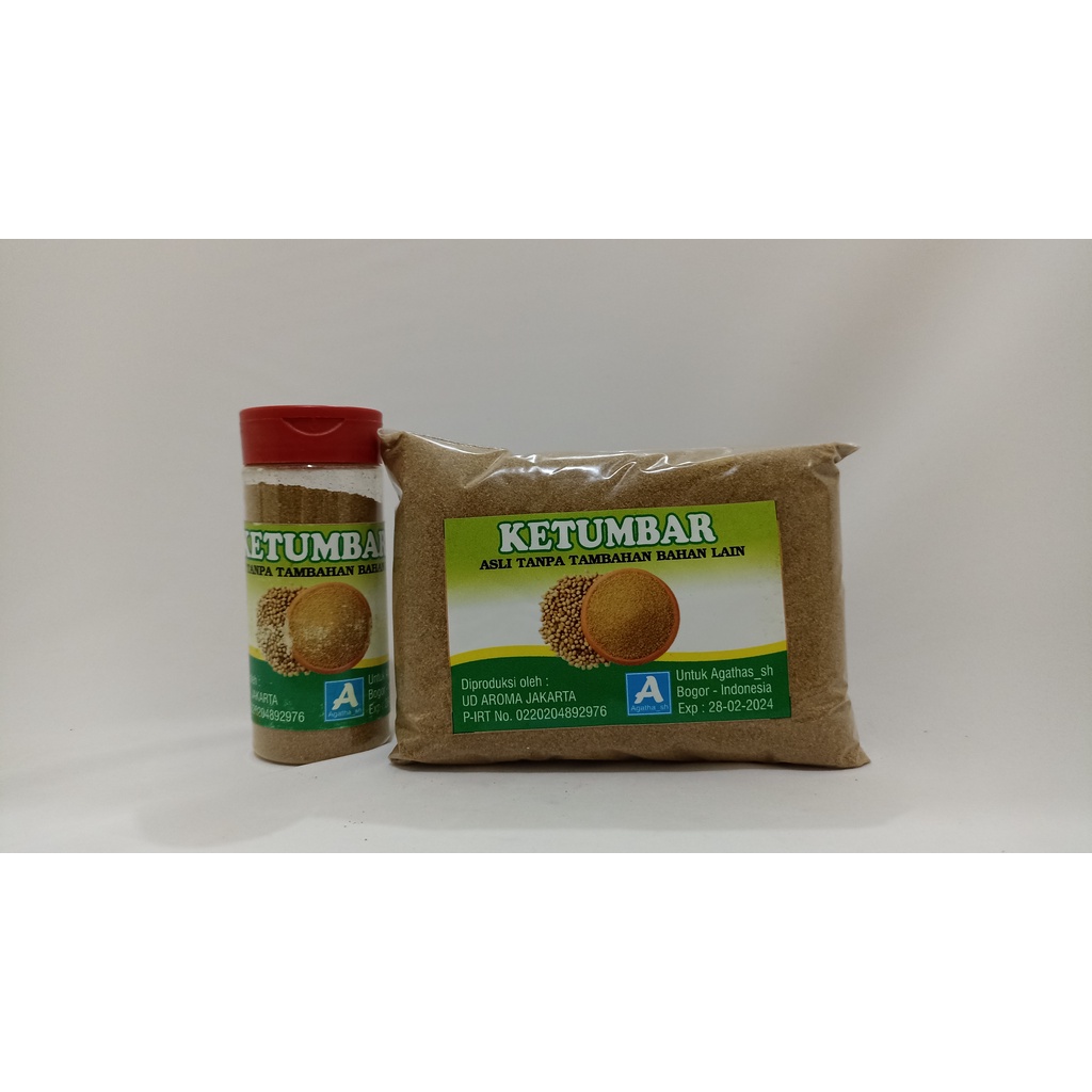 

Ketumbar Bubuk Murni Agatha