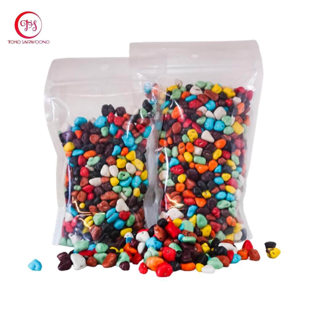 Coklat Krikil Zen Cikolata 500 gr - Turkey Warna Warni - Cokelat Kerikil Stones